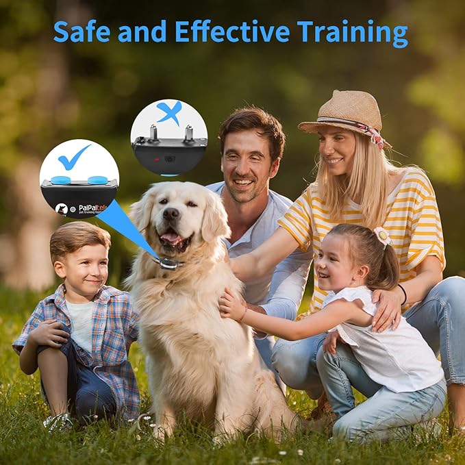 PaiPaitek Bark Collar with Remote, Automatic Bark and Training Collar Combo with Beep, Vibration, Shock, Auto Bark Mode, Up to 3300ft Range Dog Shock Collar for Small, Large and Medium Dogs