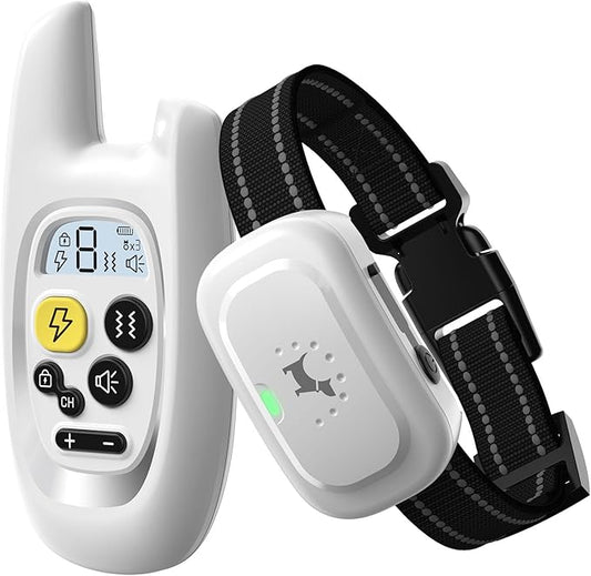 Dog Shock Collar with Remote - [2025 Newly Upgraded] Dog Training Collar for Small Medium Large Dogs, Rechargeable E Collars for Dogs Training, Waterproof Electric Collar with Shock-Lock