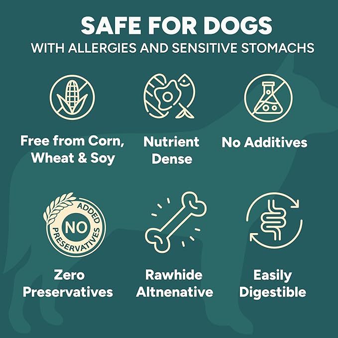 Gaines Family Farmstead Sweet Potato Chips for Dogs - 8 oz Single-Ingredient, All-Natural Dog Treats, Grain-Free & High in Fiber, Made in USA, Crunchy Training Treats