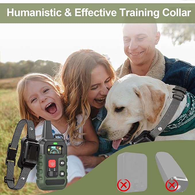 Citronella Training Collar for Dog [2*Collar, No Automatic] Citronella Dog Bark Collar with Beep/Vibration/Spray 4 Mode & 6 Adjustable Sensitivities, IPX7 Waterproof Safer for L/M/S Dogs