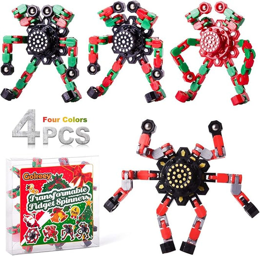 Fidget Spinners for Kids and Adults Christmas Fidget Toys Gifts, Stress Relief Sensory Toys for Boys and Girls Fingertip Gyros for ADHD Autism for Kids Birthday Gifts