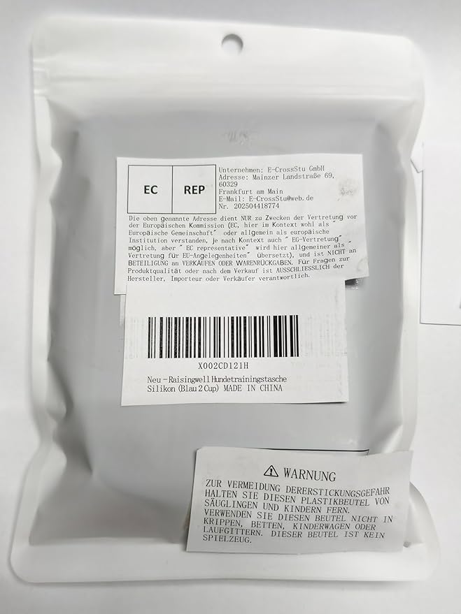 Dog Treat Pouch for Pet Walking and Training with Clicker 2 Cup Silicone Bag Small Fanny Pack Holder for Puppy Snack Dispenser Kit for Leash and Outdoor Use (Blue)