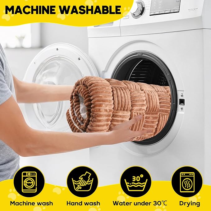 Dog Car Bed Mat, Non-Slip Backseat Extender Pet Blanket, Plaid Dog Bed for Trucks, Sedans & Large SUVs, Chew-Resistant Travel Pad for Dogs, Easy Clean & Scratch-Proof & Comfort（56"x28.7" Brown