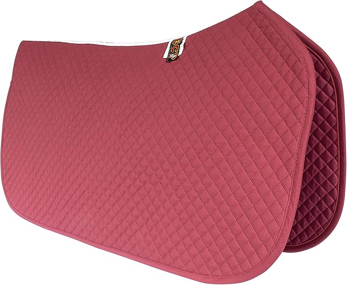 ECP Equine Comfort Products All Purpose Diamond Quilted Western Saddle Pad for Injury Prevention, Breathable, Hypoallergenic, Shock-Absorbing Cushion for Horse Comfort