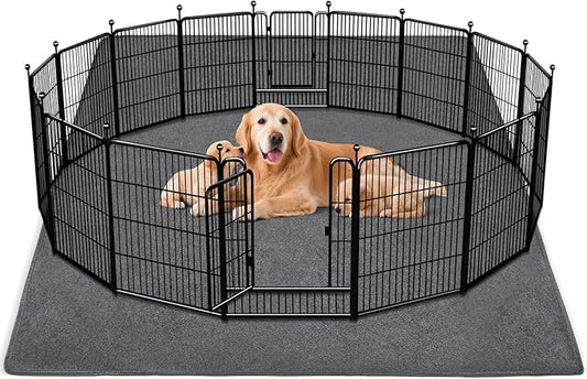 1 Pack Extra Large Washable Pee Pads for Dogs 72"x72" Reusable Dog Mat for Floor Non-Slip Waterproof Pee Pads for Dogs Fast Absorbent Pet Whelping Pads Puppy Playpen Mat for Incontinence, Housebreak