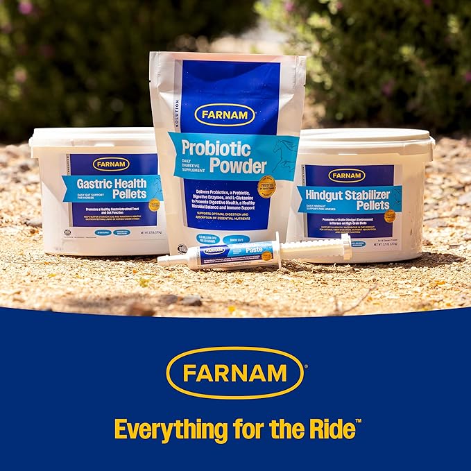 Farnam Gastric Health Pellets, Daily Gut and Digestive Health Supplement for Horses Helps Maintain a Healthy Gastrointestinal Tract and Gut Function