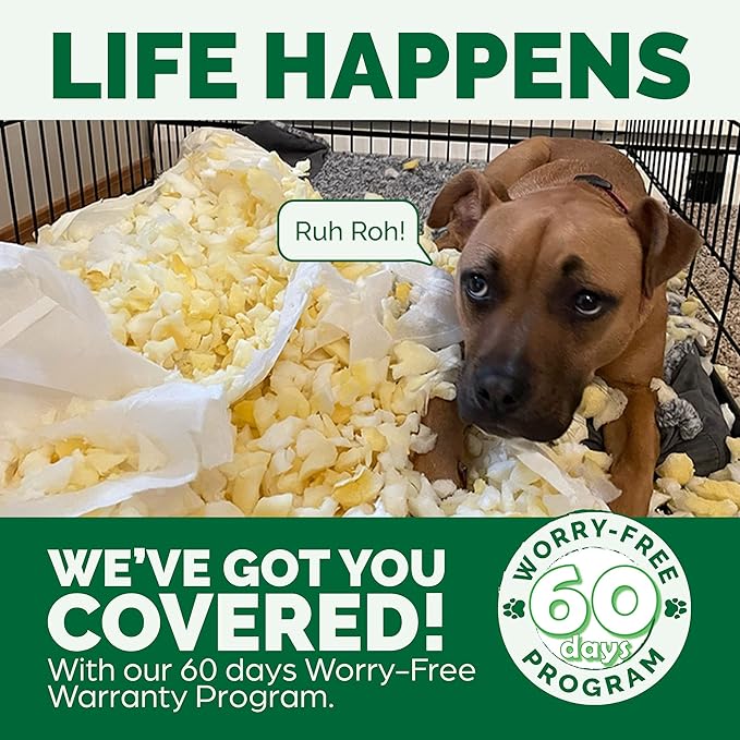 Furhaven Pillow Dog Bed for Large/Medium Dogs w/ Removable Bolsters & Washable Cover - Quilted Sofa - Coffee, Large