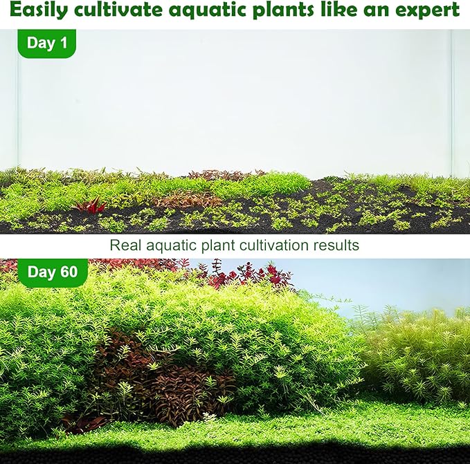 Shrimp Soil Water Grass Mud for Aquarium Fish Tank Aquascaping - Aquarium Substrate Soil for Shrimp Breeding and Plant Growth, No Washing Needed(19.8, Pounds)