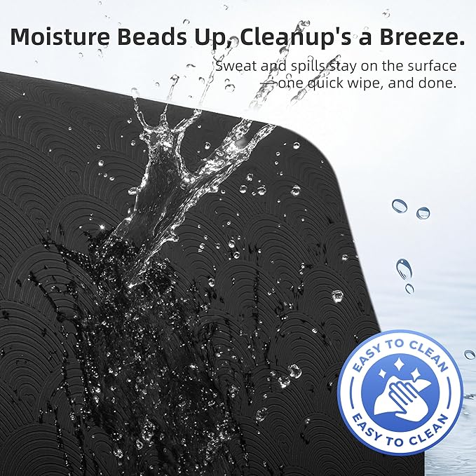 Extra Large Yoga Mat - 72"x35", 72"x48", 78"x57" - Wide TPE Exercise Mat for Home, Stretching, Couples & Family Workouts - 6-12mm Thick, Non-Slip & Waterproof - with Carry Bag and Straps