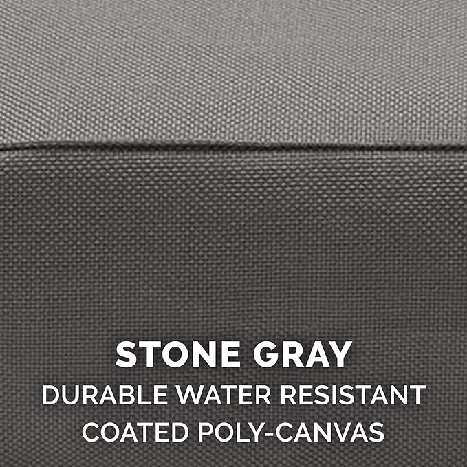 Furhaven Water-Resistant Cooling Gel Dog Bed for Large Dogs w/ Removable Washable Cover, For Dogs Up to 125 lbs - Indoor/Outdoor Logo Print Oxford Polycanvas Mattress - Stone Gray, Jumbo Plus/XXL