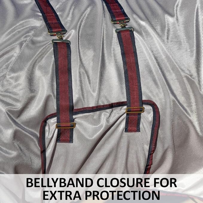 Dura-Tech RipGuard Adjusta-Fit Horse Fly Sheets | Self-Repairing Durability | Enhanced UV & Insect Protection | Ideal for All Horse Breeds