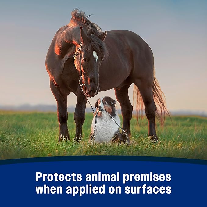 Farnam Repel-X Ready-To-Use Fly Spray, Insecticide And Repellent For Horses And Dogs, 32 Fluid Ounces, 1 Quart Bottle With Trigger Sprayer