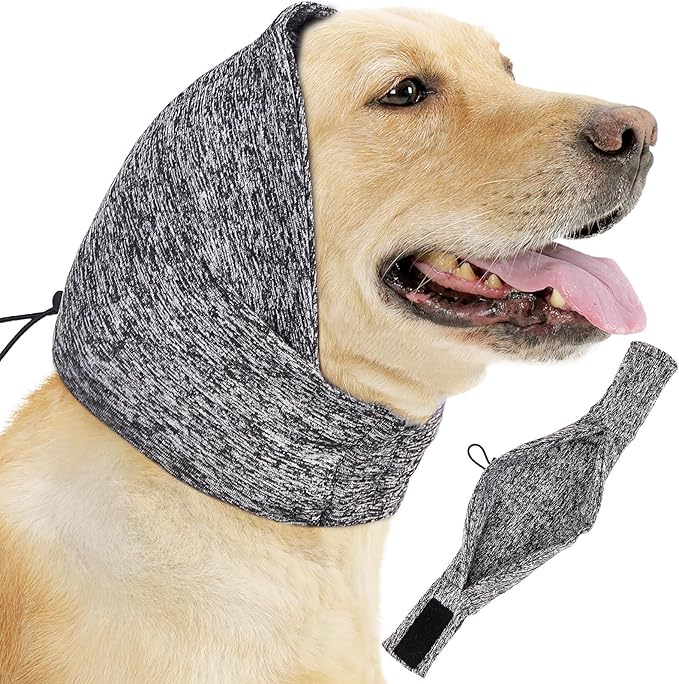Dog Noise Cancelling Ear Muffs No Flap Ear Wraps for Dogs