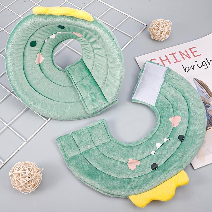 FRIUSATE Cat Cone Collar Soft, Cute Cat Recovery Collar Soft Adjustable Cat Cones to Stop Licking Comfortable Breathable Lightweight Neck Cone for Cats Kittens Pet After Surgery