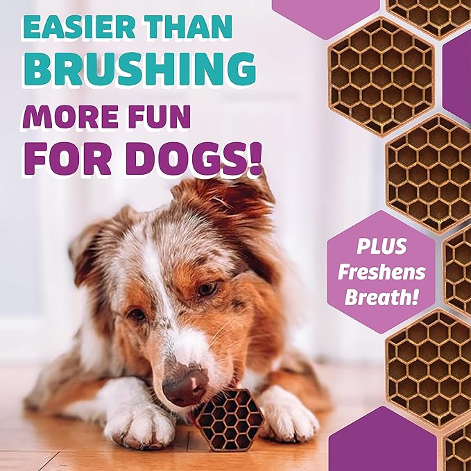 Dog Dental Treats – Vet VOHC Approved, Removes Tartar & Cleans Teeth – Yummy High Protein Chicken Treat for Extra Large Dogs (Mini Pack, 4 Count)