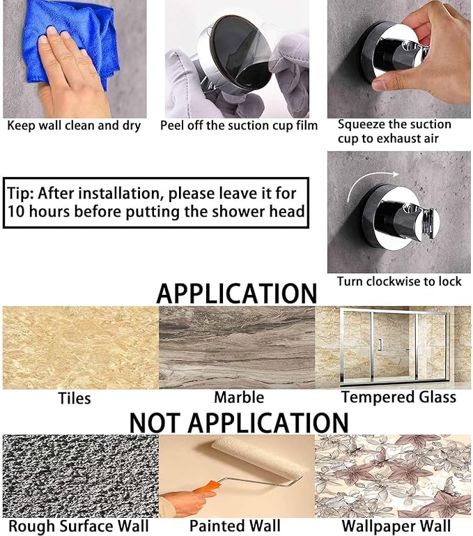 G-Promise Dog Shower Sprayer Attachment for Fast and Clean Pet Showering, Multifunctional Shower, Metal Diverter, 100 Inch Extra Long Hose, No Drill Hook, Dog Washing-Bathroom (Chrome)