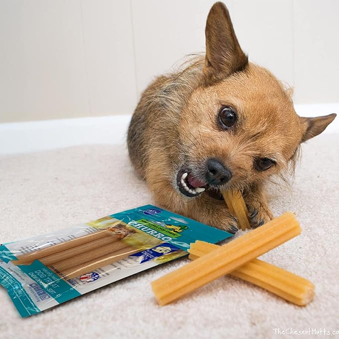 Himalayan Pet Supply Churro Cheese Treats | Lactose Free - Gluten Free - Grain Free | USA Made | All Breeds | 13 Churros | Real Himalayan Cheese