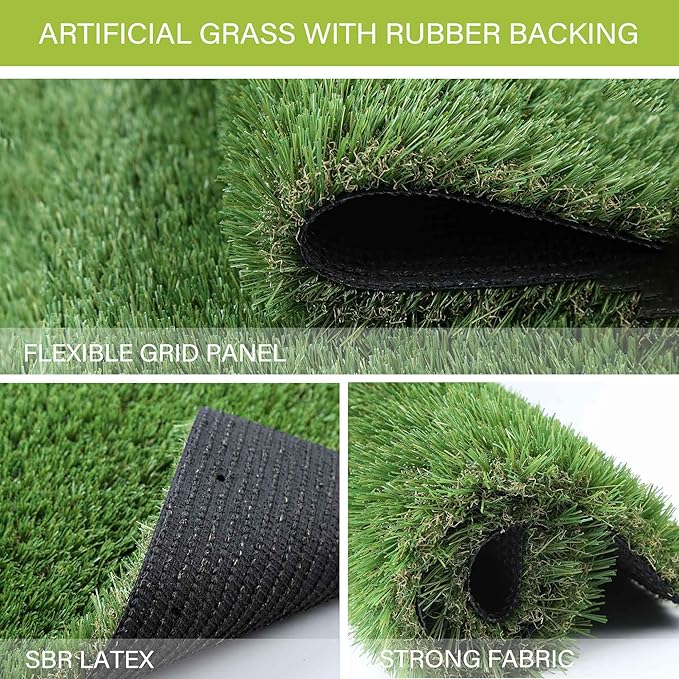 Dog Pee Grass, Artificial Grass for Dogs, Fake Grass for Dogs Potty Training, Extra Large Dog Pads 5x8ft , Housebreaking Supplies, Indoor Outdoor Turf Grass, Washable Reusable