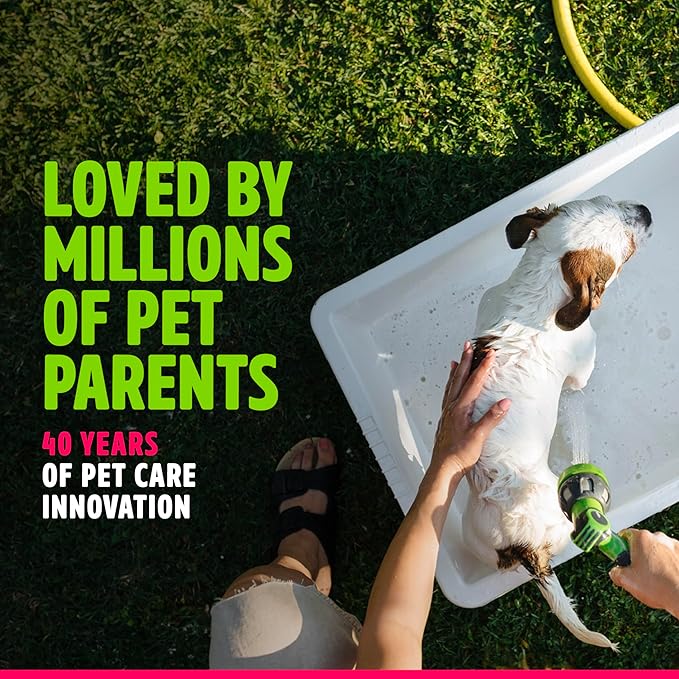 TropiClean Dog Perfume, Long Lasting Raspberry Lime Cologne, Deodorizing Spray for Smelly Dogs, After Bath Detangling Spray, Safe for Cats, 8oz.