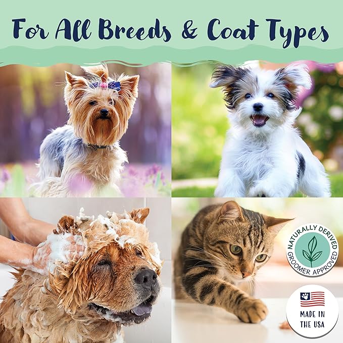 Bobbi Panter Dog Shampoo - Made in USA - All Natural Formula for Itch Relief & Soothing Skins, Concentrated 16:1 for Professional Groomers - Green Apple Scent, 13 Oz (Case of 12)