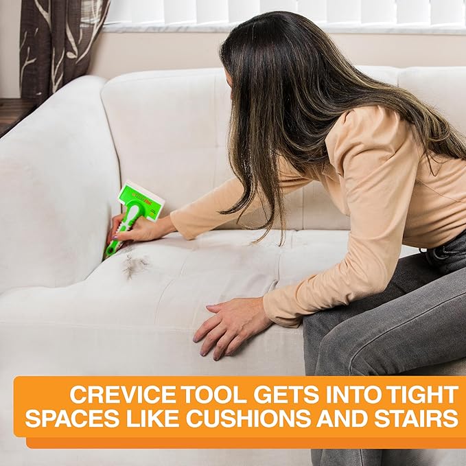 FurDozer X6 Pet Hair Remover & Auto Detailing Tool - Cat & Dog Hair Remover for Carpets, Car Interiors, Couches, Bedding, & Pet Furniture - Reusable Pet Hair Removal Tool for Cat and Dog Fur & Lint